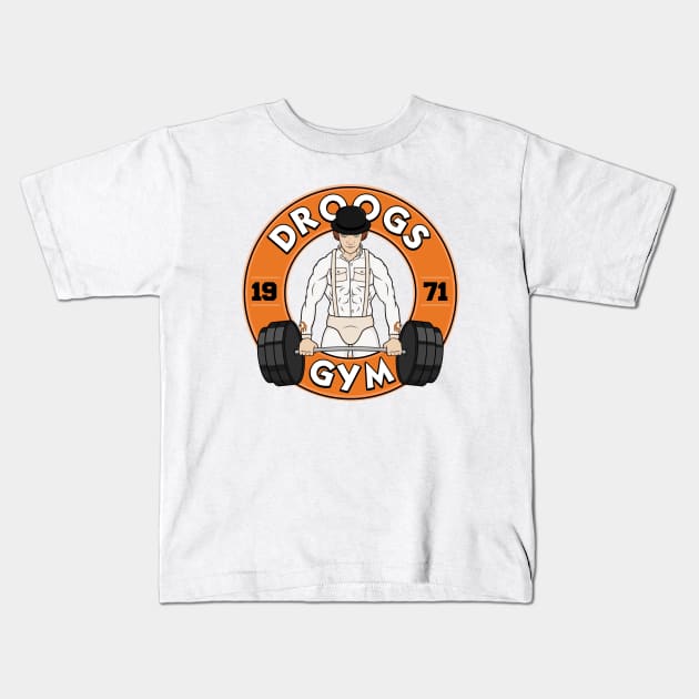 Droogs Gym Kids T-Shirt by Woah_Jonny
